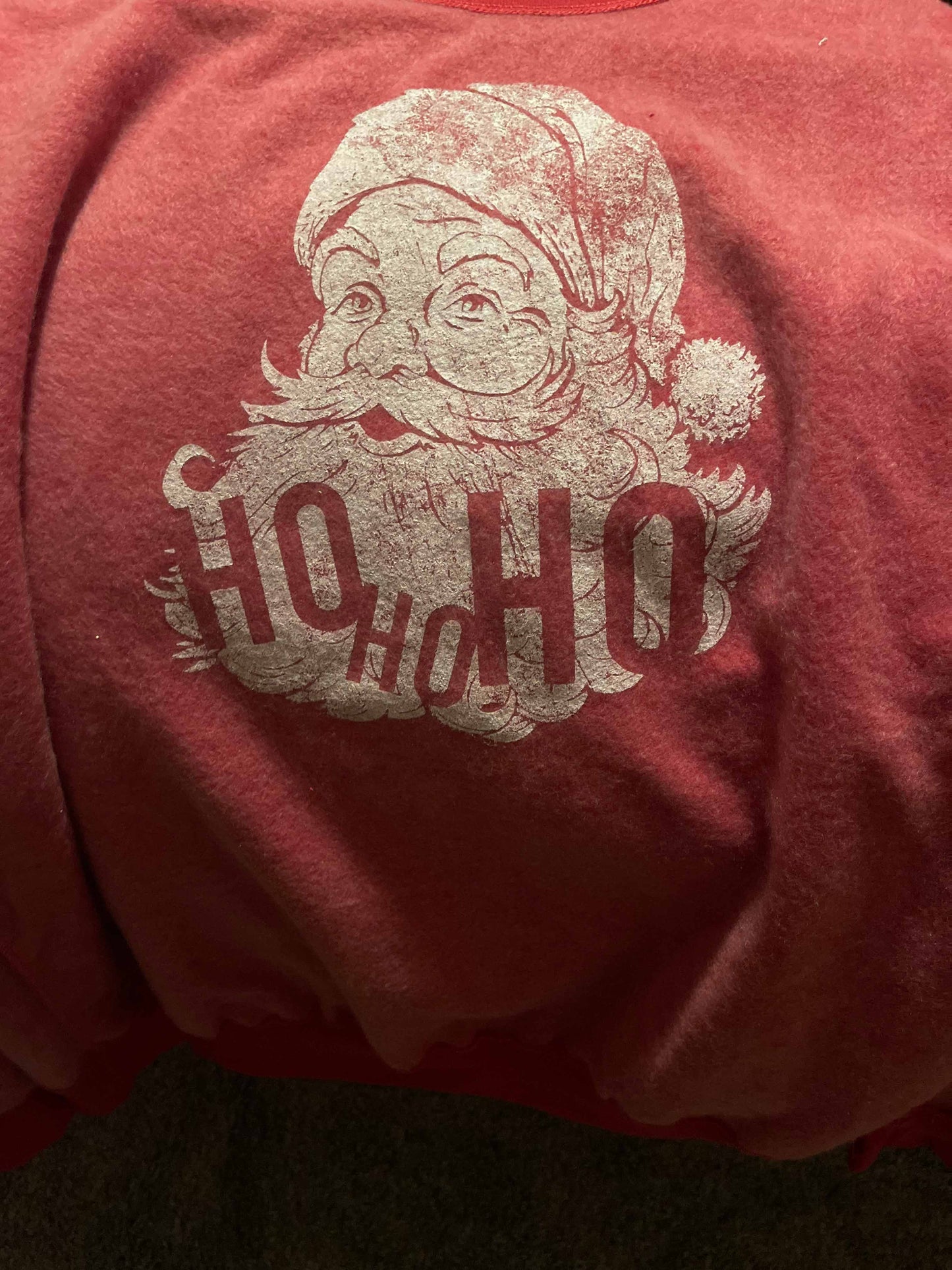 HOHOHO Red Santa Sweatshirt