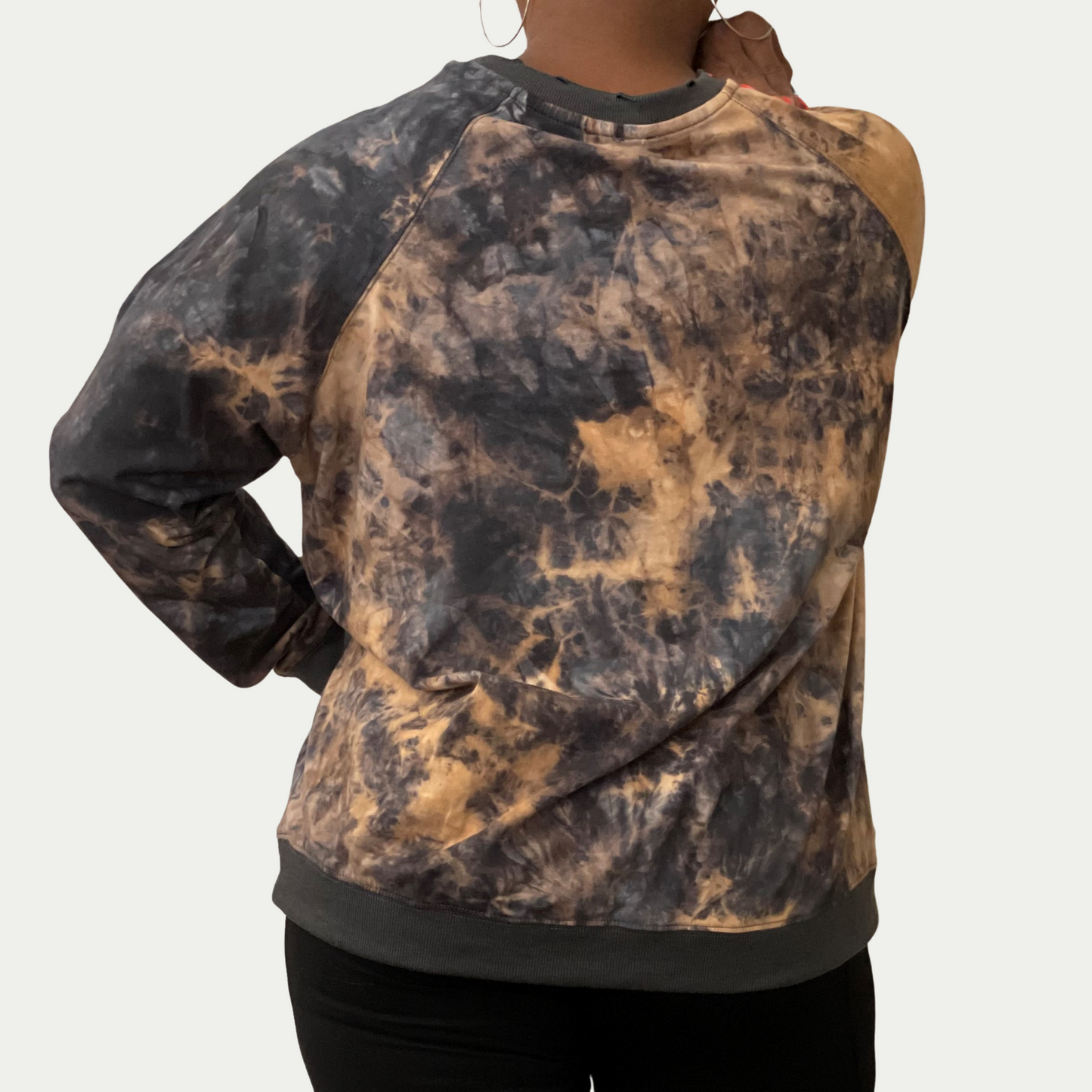 Gunmetal Sweatshirt to Tie Dye For