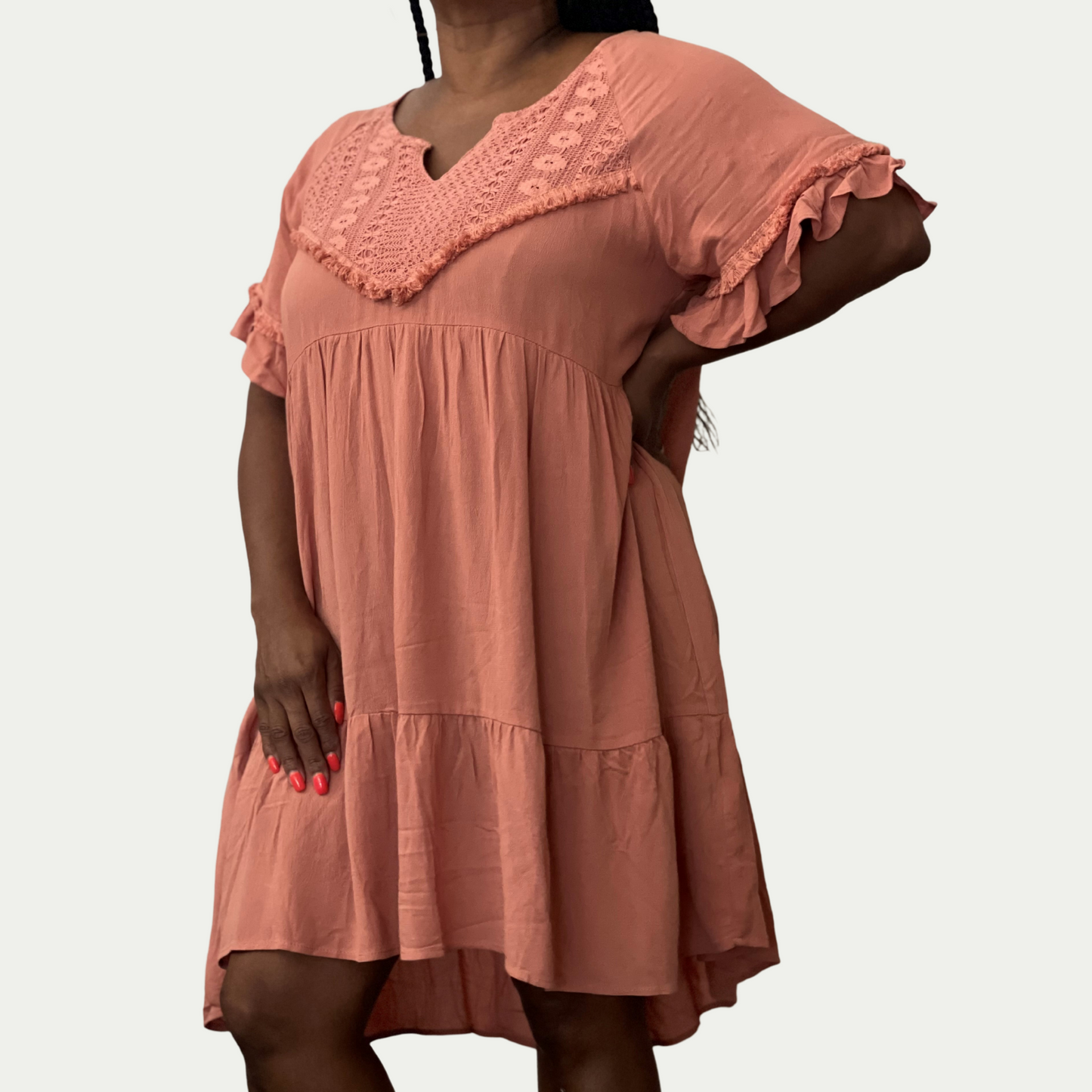 Dusty Peachy Keen Dress