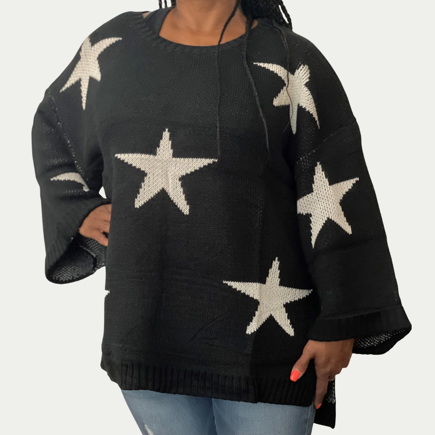 The Stars At Night - Black Sweater
